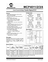 DataSheet MCP4011-103 pdf